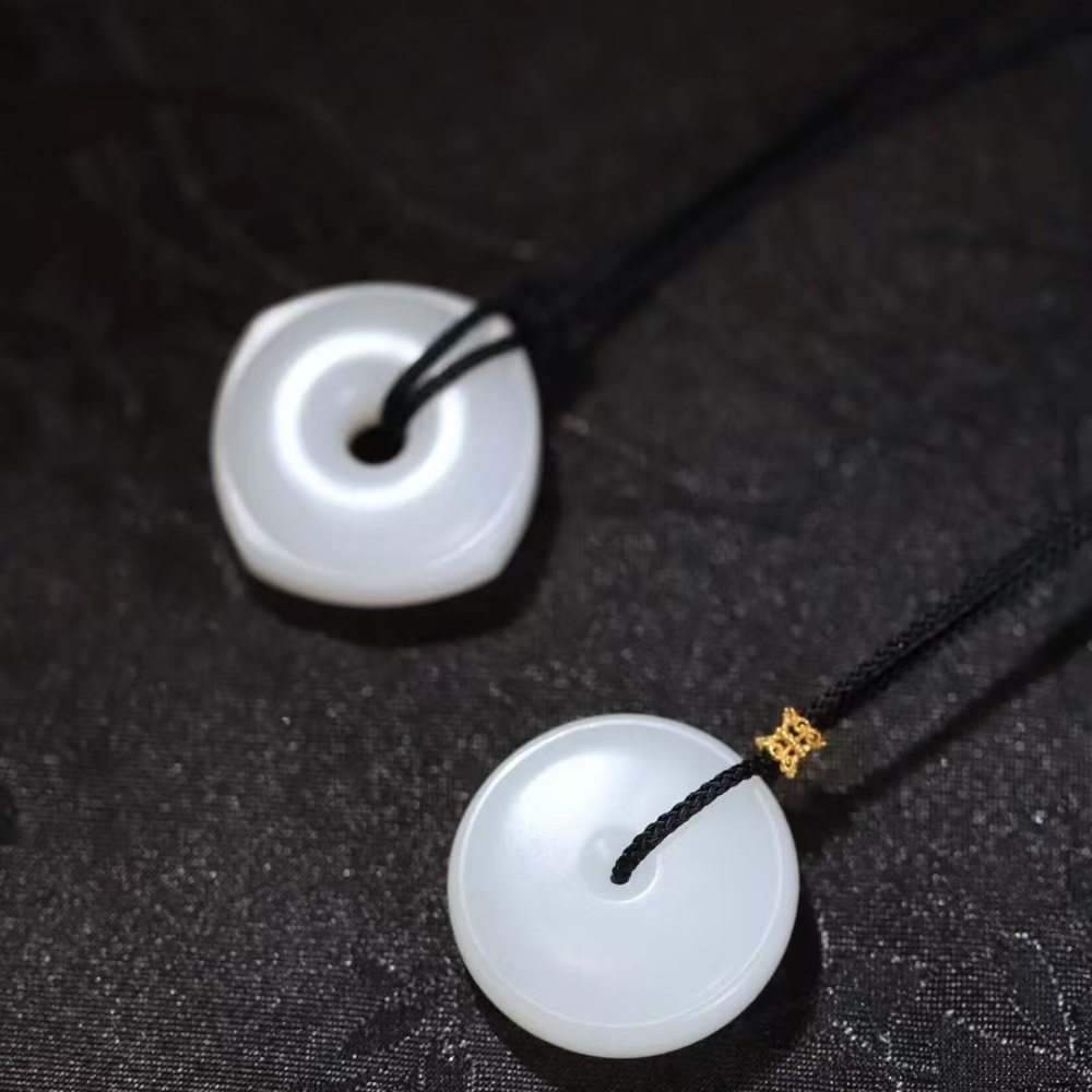 “Essence of Purity” – Twin White Nephrite Pendants - Image 7