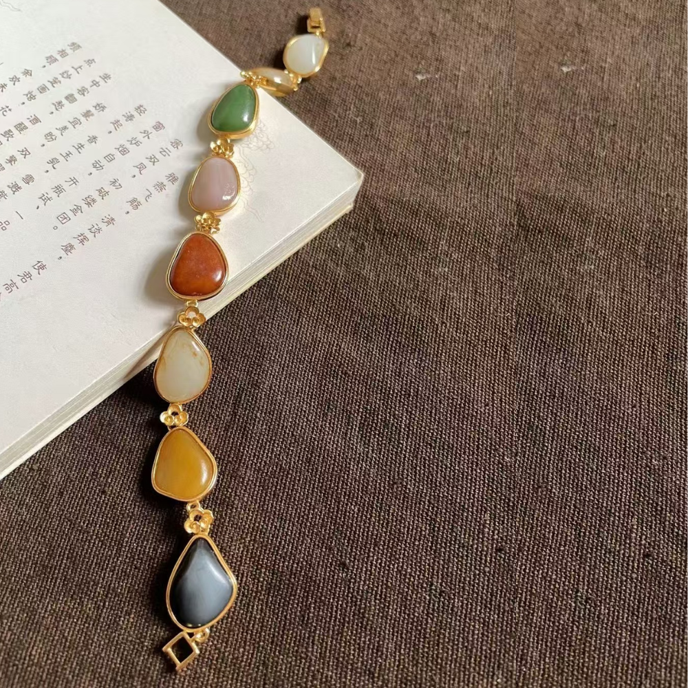 Lonely Stone “Treasure of Colors” Gold Bracelet – 30.5g (3)